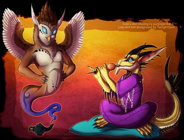 Chibi Collab I M Not That Kind Of Djinn By Twilightsaint Fur Affinity Dot Net