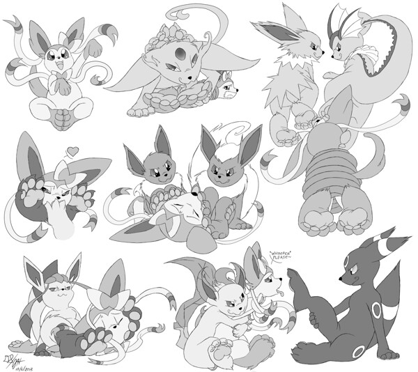 Eevees Love to Have Fun, New Member by JammerHighwind -- Affinity [dot]