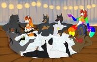 Hot tub YCH Collab - WIP Flats