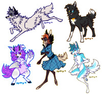 sketch commissions batch #1 