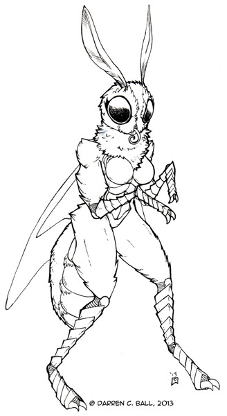 絵画 Moth Girl #003 Moth-Girl.jpg
