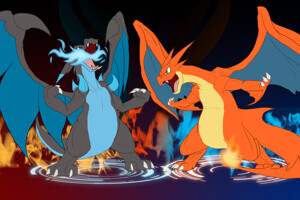 Mega Charizard X ain't afraid of no fairy! by Sioteru -- Fur Affinity [dot]  net