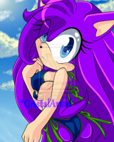 Cristal in swimsuit