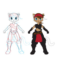 Pirate Kiara Vector