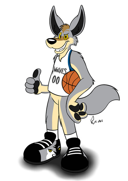 NBA Mascots - The Coyote by Bleuxwolf -- Fur Affinity [dot] net