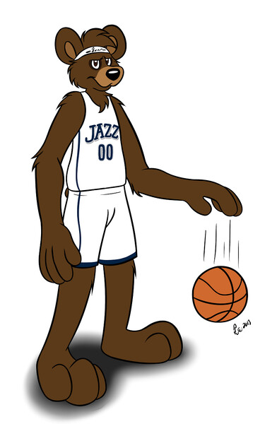NBA Mascots - The Coyote by Bleuxwolf -- Fur Affinity [dot] net