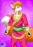 Charlie the Flufffox Kitsune by Otakuwolf