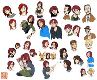 Sketches -- Peep Faces