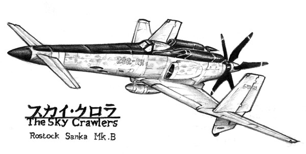 Sanka Mk.B - Sky Crawlers - Sketch by graue_wolfe -- Fur Sanka Mk.B - Sky Crawlers - Sketch by graue_wolfe -- Fur