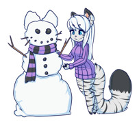 snow kitty