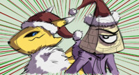 Alex and Renamon save Christmas