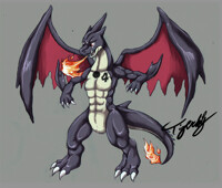 Mega Charizard Y(colored)