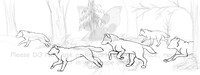 Inaria Pack hunt sketch