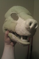 Realistic cani fursuit head  wip