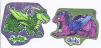 Chibi Couples Badge - Sneaksy and Shadow -