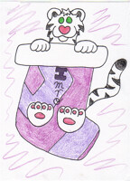 Imro Tiger Christmas cards By wolfang_blitz