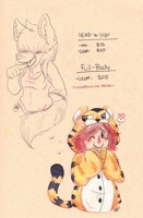 Bust/FullBody Commissions Sample Sheet