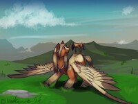 45 min speedpaint: Mini horse