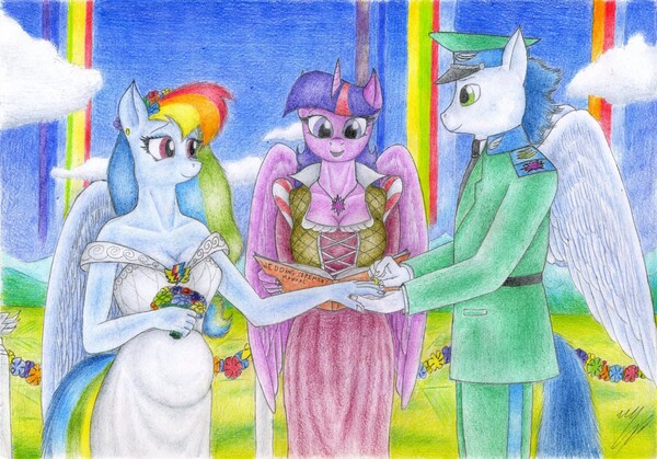 rainbow dash wedding dress