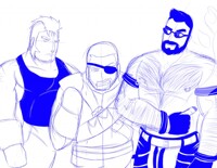 Bull, Dragon, and Cock