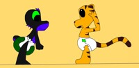 Tora Tora diaper!
