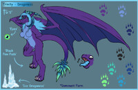Trinity - Reference Sheet - Dragon Form