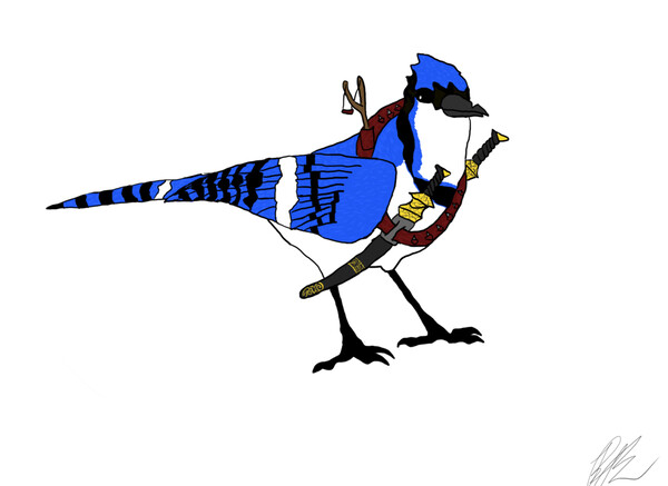 Blue Jay. by TerryWand1962 -- Fur Affinity [dot] net