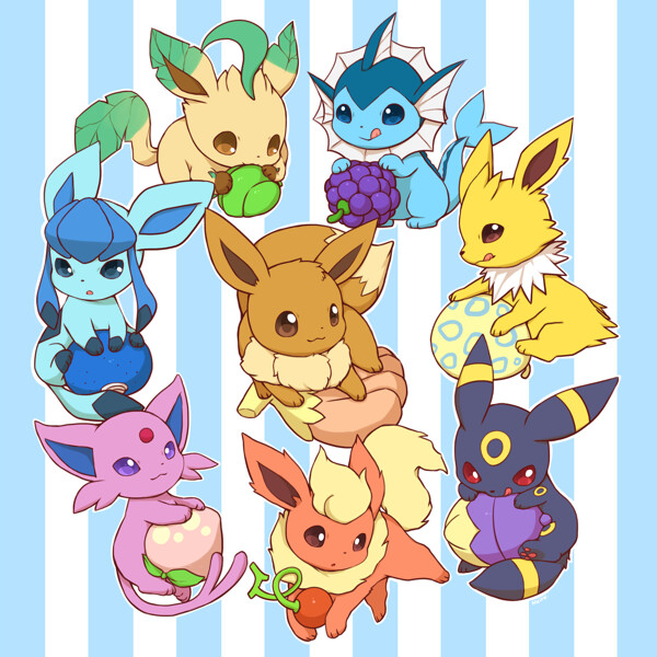 Pokemon Base (Eevee Evolutions) - 10$ by AshMeier -- Fur Affinity [dot] net