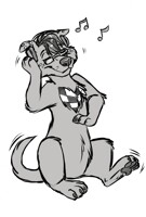 Music break.:Art by GreyKitty:.