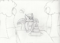 Mountain Cake for a Mountain Cub