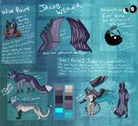 Fursona Reference: Jacob DreamWeaver