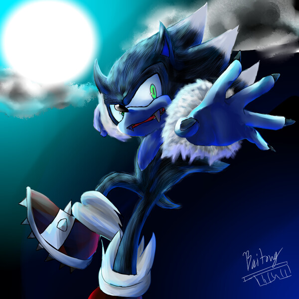 Me Gadget The Wolf and Sonic The Werehog by Mattmon_X4 -- Fur Affinity  [dot] net