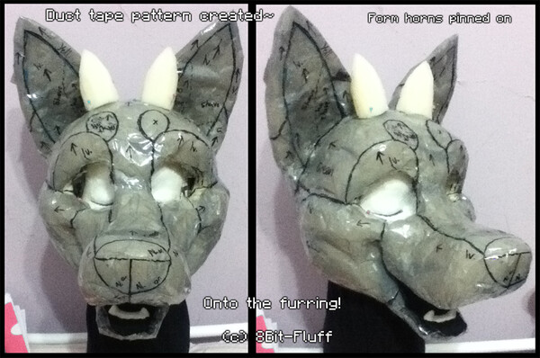 Duct tape pattern done! by maiyurim_the_wolfbird -- Fur Affinity