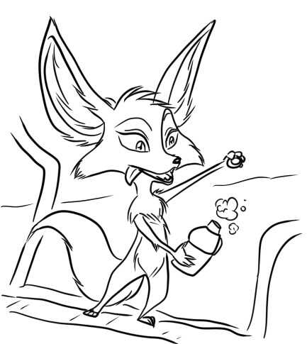 Oscars Oasis Coloring Pages