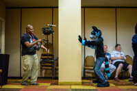 Lyeska chasing Neko Winters