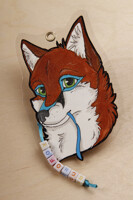 Buchstabenperlen - Badge