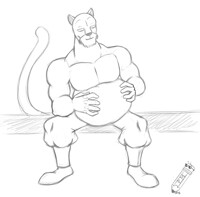 [Commission] Coyote71 - Pantherlilly's meal...