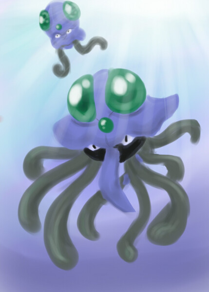 Shiny Tentacruel by foreverbadwolf -- Fur Affinity [dot] net