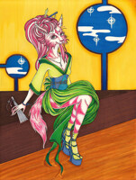 Ocher; Trickster of the Fallen Star pub, scotchs wife.