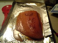 {GF}FISH ARE FOOD! Yummy honey ginger salmon!