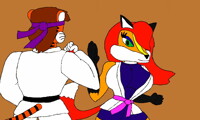 Sparring: Kentaro and Aurora