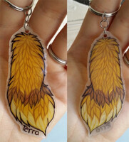 Anatomy's keychain tail charm 