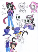 FanArt::Siti Proxy the half wolf cat