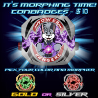 IT'S MORPHING TIME! CONBADGES