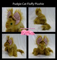 Striped Pudgie Cat Commission