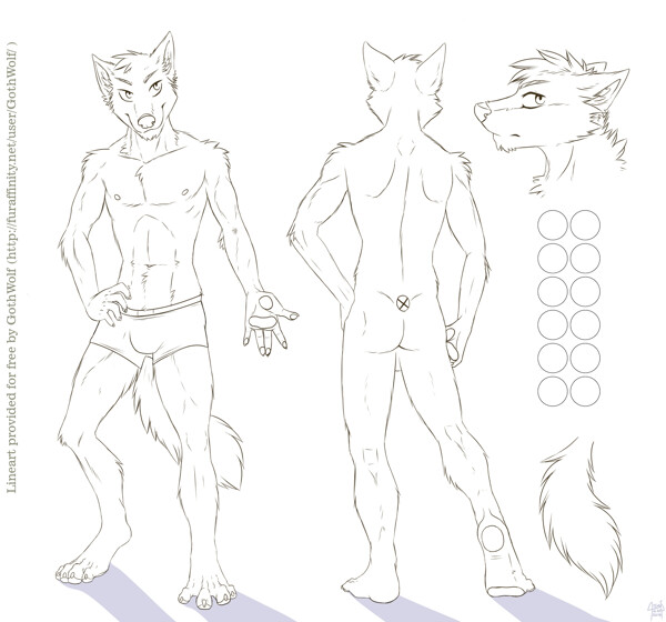Wolf Character Sheet Template Free To Use! by GothWolf.