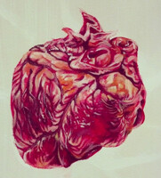 Heart Realism painting