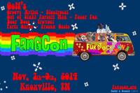 Groovy Furry Con convention artwork