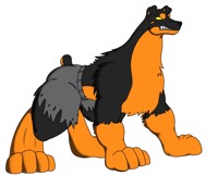 [Art Request] - Shadowstar5293 - Feral Rottweiler