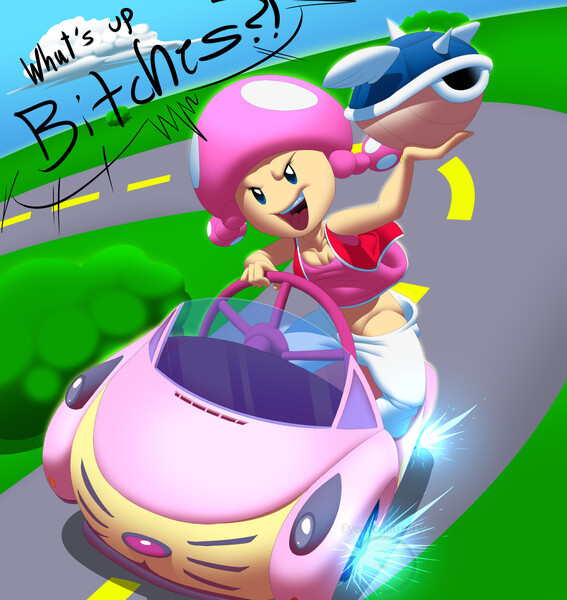 mario kart toadette